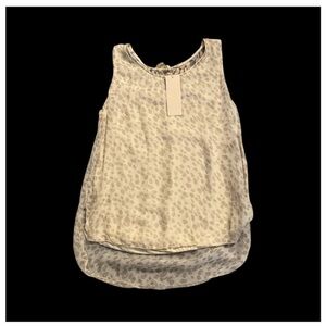 Elegant Cream Sleeveless Blouse